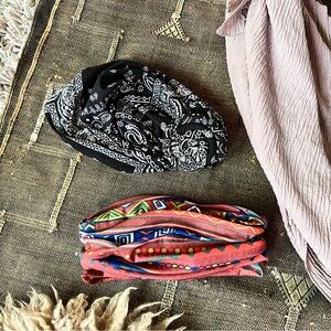 Stylish Black and Multicolor Headbands